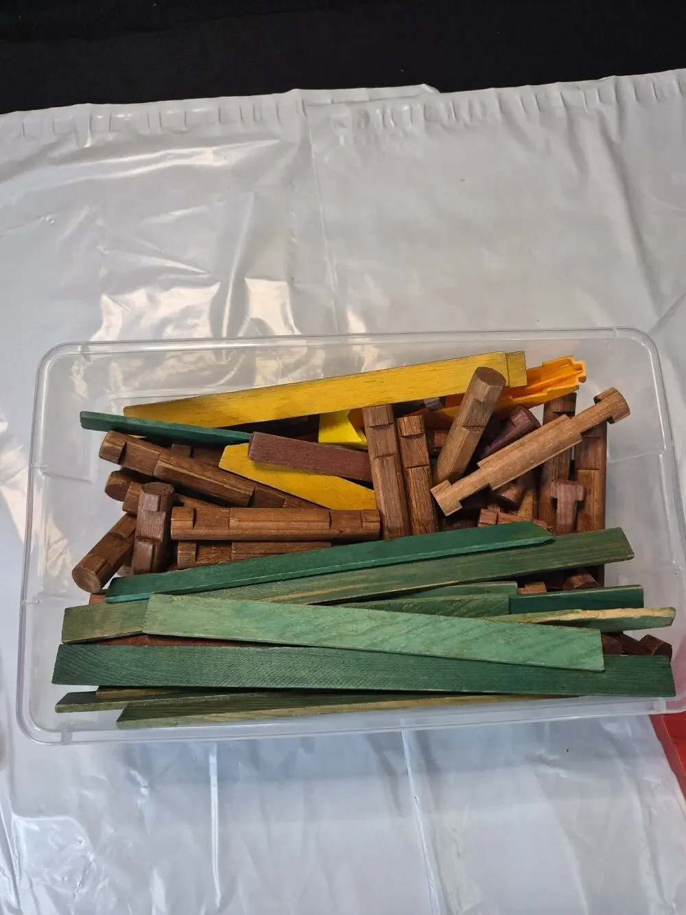 Lincoln Logs 3 LBS Lot of Vintage Pcs Set Retro Kids Building Toy Learning Toys